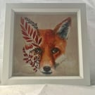 Fox shadow box frame