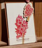 Spring Flowers Hyacinth wooden ornament and Matching Greeting Card Gift Set  - Image 3
