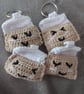 Crochet Teabag Keyring- Breakfast Tea - Image 3