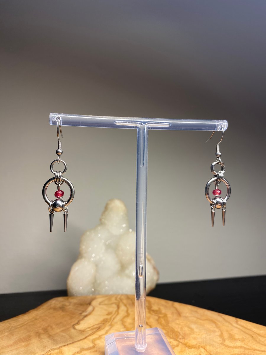 Karys - Spike & Gem Earrings