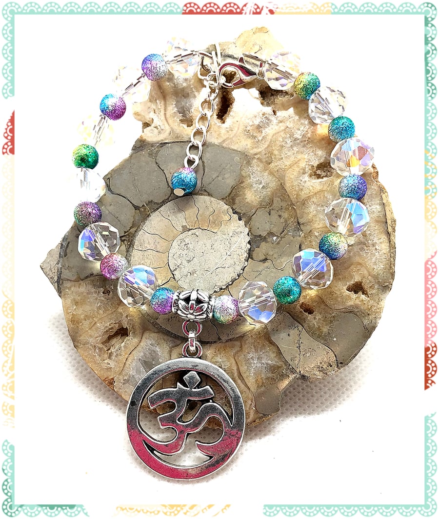 SALE OOAK ‘Ohm’ bangle style bracelet 