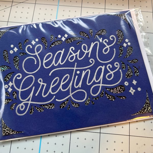 A single Christmas card