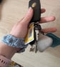 Sky Blue Wristlet Keyring - Image 3
