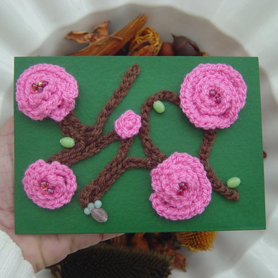 Cherry Blossom Mixed Media Picture for Framing