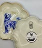 Decorative plastic wall plate set of 2 - Image 2