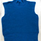 Cashmere blend Funnel-neck Sleeveless Sweater