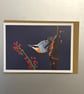 Nuthatch A5 Greeting Card  - Image 1