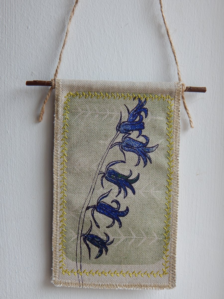Bluebell - Screen Printed Hanger 