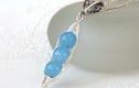 Wire wrapped & Peas In a Pod necklaces