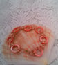 Bracelet Made with Byzantine Chain Maille and Pink Shell Rings, Gift for Her - Image 7