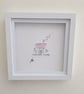 Welcome Home Sea Glass House Picture - Coastal Home Gift 