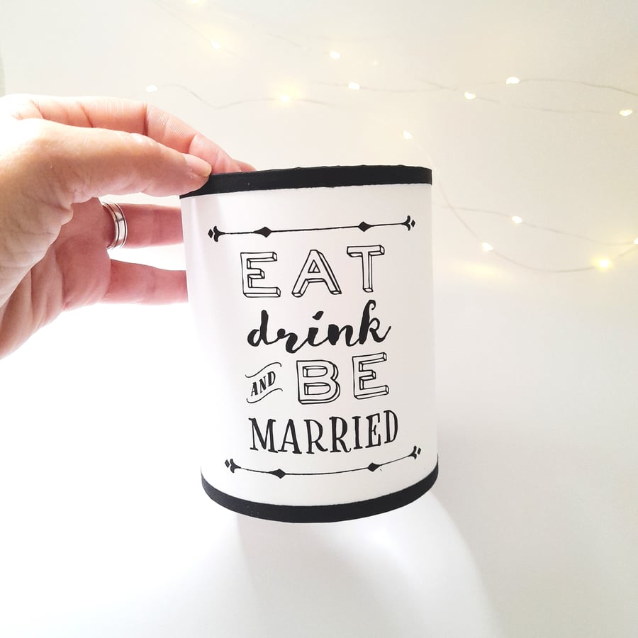 Black and White Wedding lantern table decoration, wedding table luminary