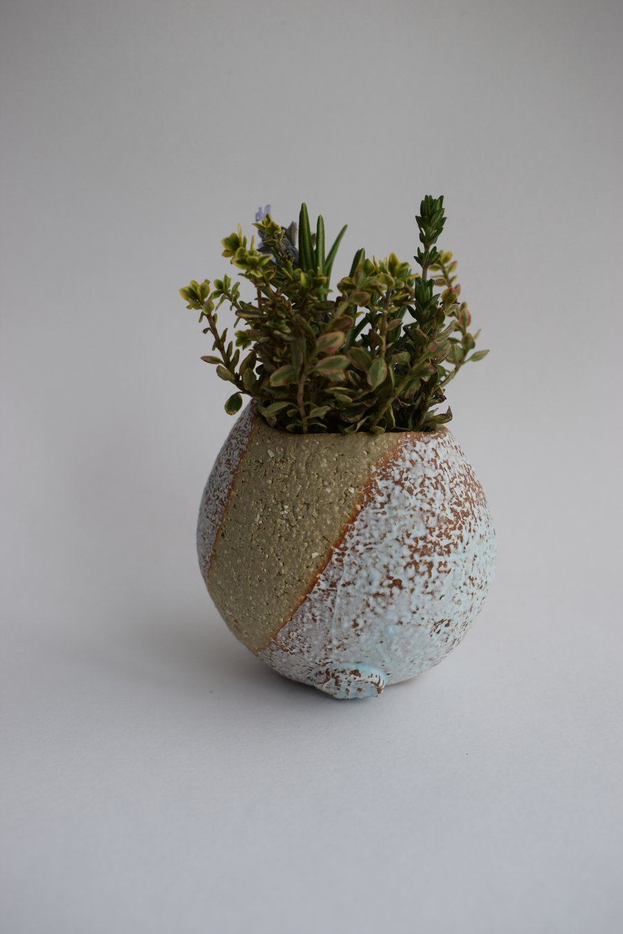 Small Ceramic Pebble Vase