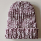 HAND KNIT Ladies Rag Doll Beanie Hat