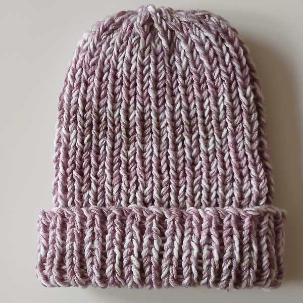 HAND KNIT Ladies Rag Doll Beanie Hat