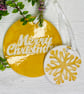 Duo ceramic Christmas decoration - Image 1