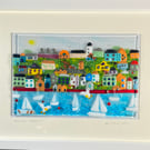 Falmouth harbour - gorgeous fused glass art