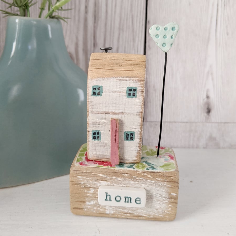 Little House with Clay Heart 'home'
