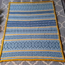 Geometrics Mosaic Crochet Blanket