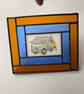Summer Seconds Stained Glass Camper Van Panel - Image 1