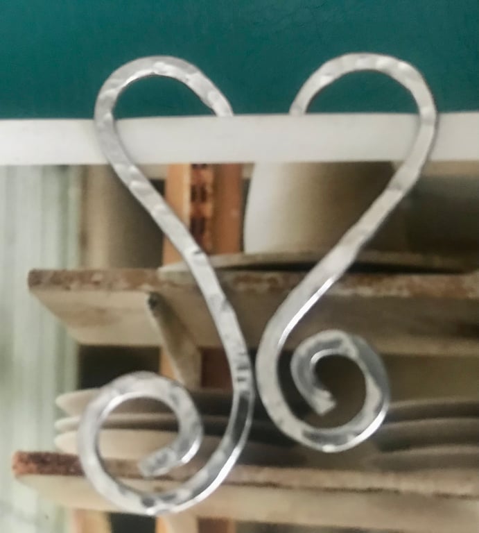 Heart Bookmark, Perfect for your home, work or as a gift - Hammered Finish