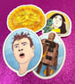 The Wicker Man Set Of 4 Stickers  - Image 1