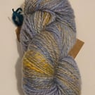 Handspun Grellow merino-tencel yarn