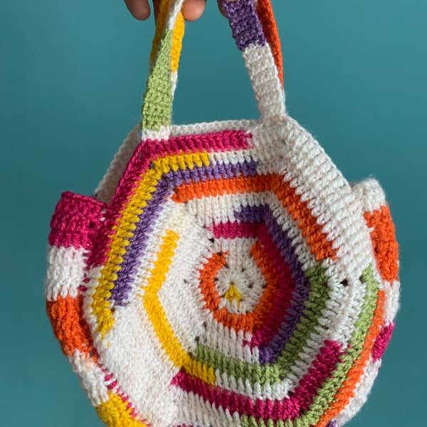 Crochet party bag