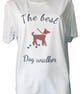 Women’s T-Shirt The Best Dog Walker. T Shirts For Girls For Christmas Birthday - Image 3
