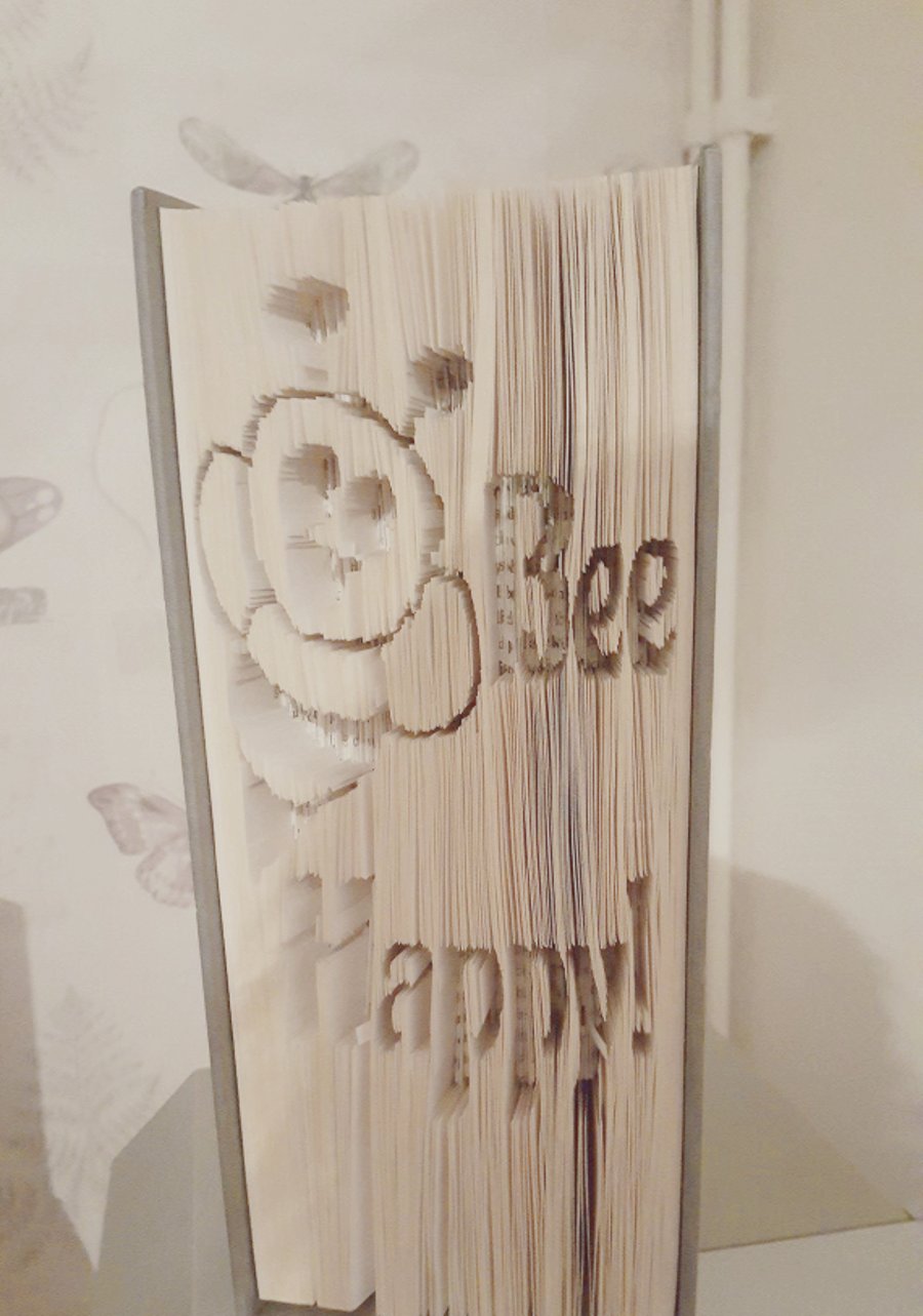 Bee Happy! CUT & FOLD Book Folding Pattern - EMAILED PDF PATTERN