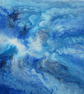"Azure Bliss 1" Original Handmade Abstract Acrylic Painting
