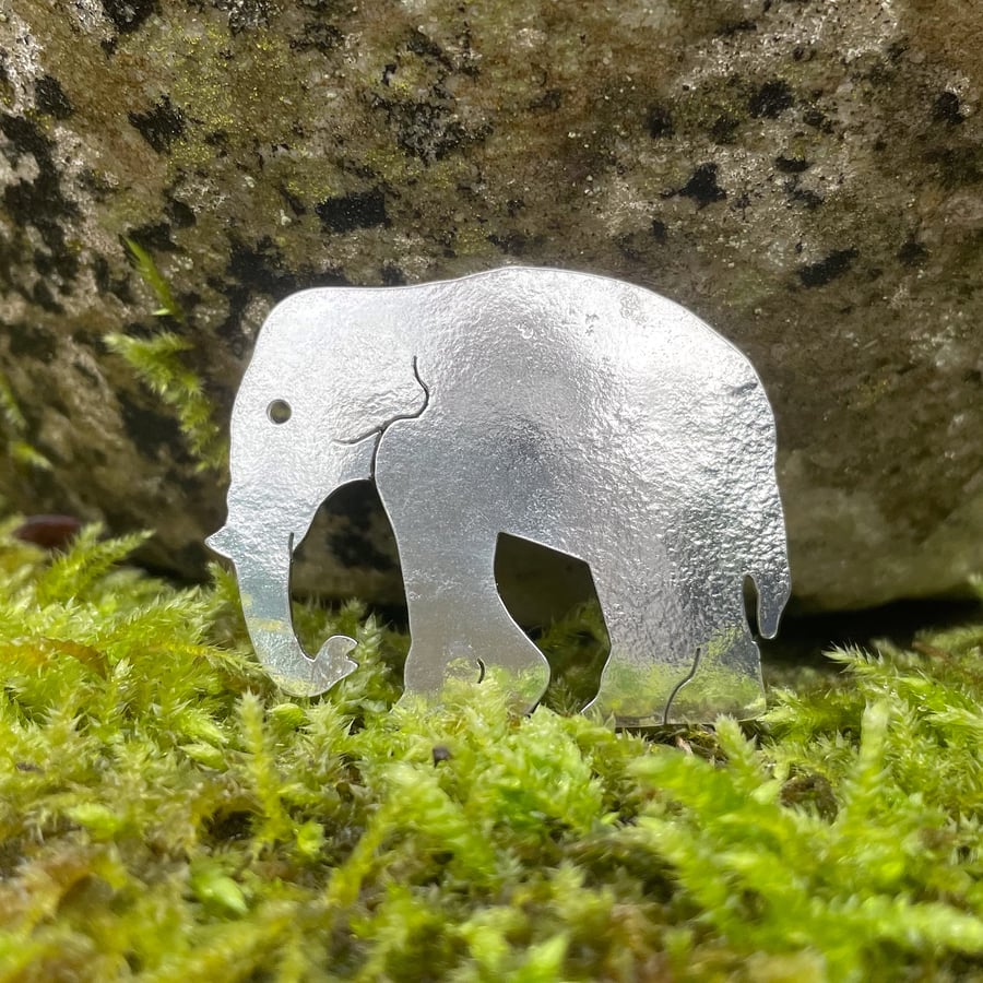  Elephant brooch sterling silver