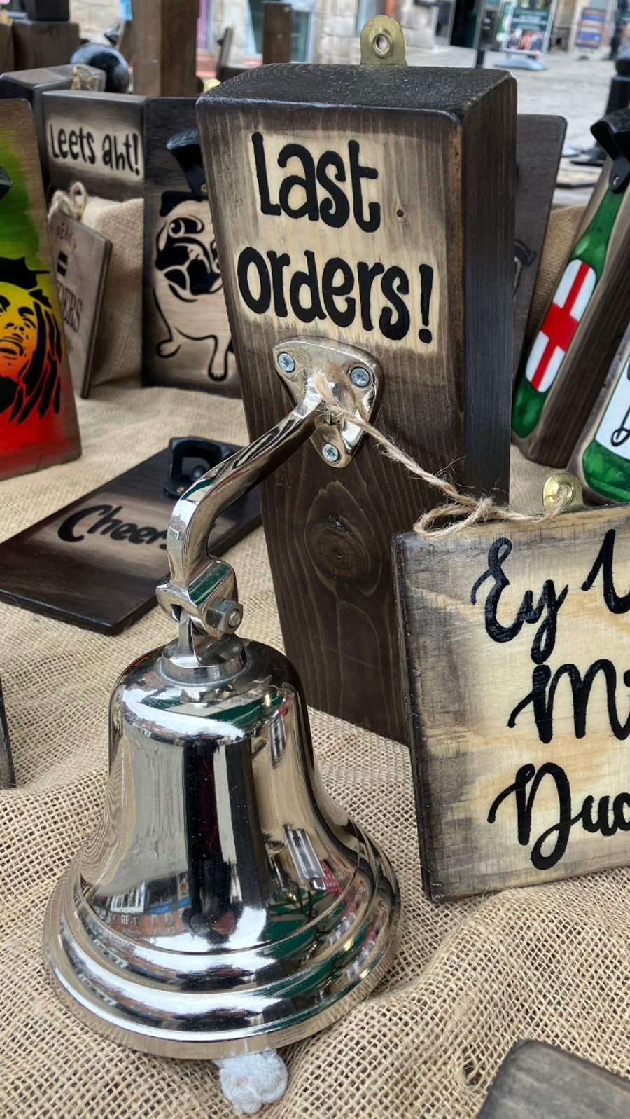 Bar Bell, last orders, bar art