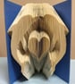 Dolphins in Love MMF Book Folding Pattern - EMAILED PDF PATTERN - Image 1