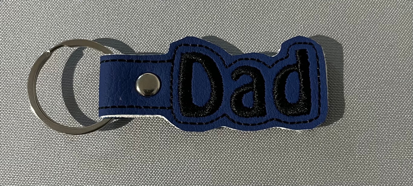 Embroidered Keyring Dad