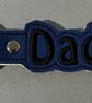 Embroidered Keyring Dad - Image 1