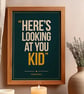 Casablanca Quote Poster Print - Retro Typography Wall Art - Image 2