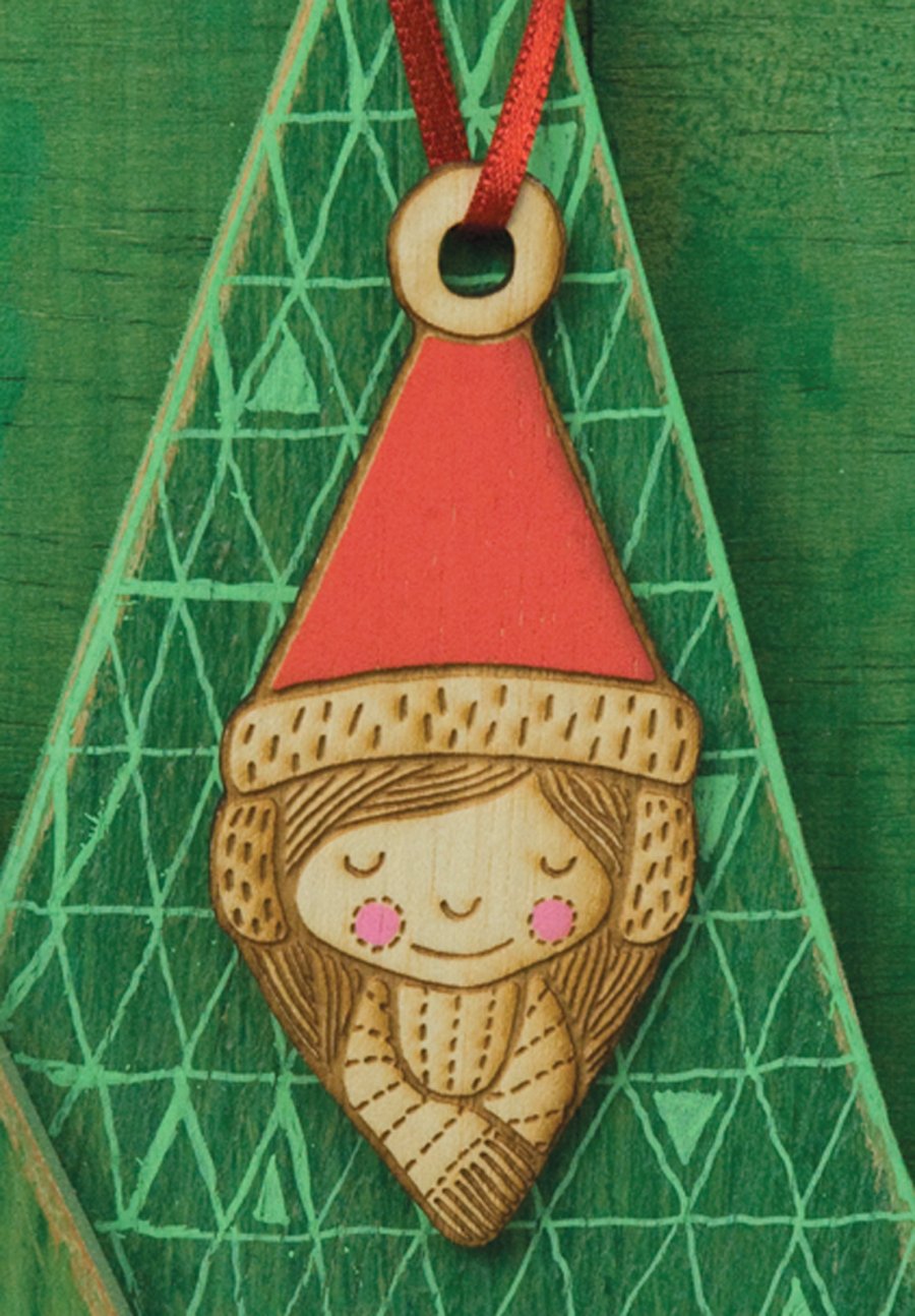 Santa Girl decoration