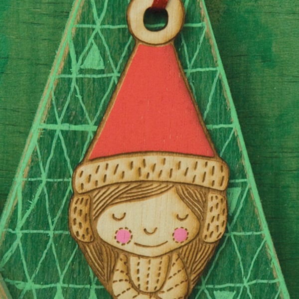 Santa Girl decoration