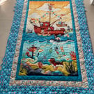 Sea Dogs Having Fun Hand Quilted Sea quilt