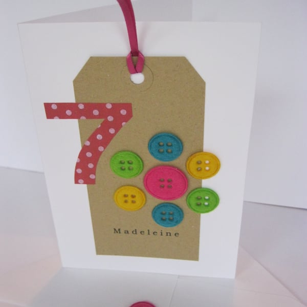 Personalised Birthday Card