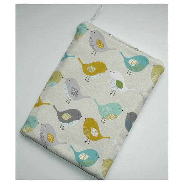 Kindle Oasis Case Bird Birds Yellow Duck Egg Grey 6.8" Tablet Cover