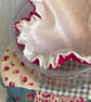 Extra small bowl covers for dips. Set of two. Blue and pink - Image 4