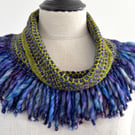 Beaded Merino Wool Cowl