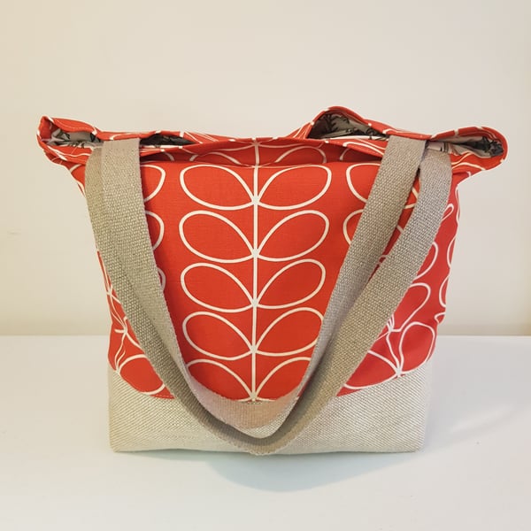 Large tote bag: Orla Keily design with canvas base. 