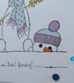 Snowman Christmas Card - Bah Humbug - Image 9