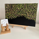 Abstract Silly String Textured Art