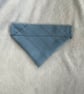 Blue Patterned Medium Dog Bandana 