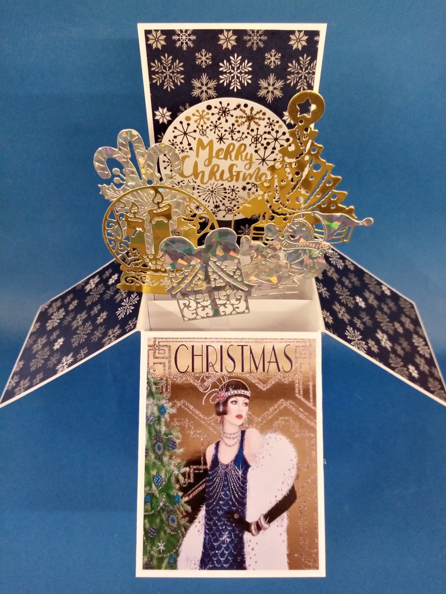 Art Deco Christmas Card