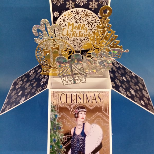 Art Deco Christmas Card